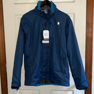 Men's Waterproof Outdoor Lightweight Hiking Rain Jacket (small)